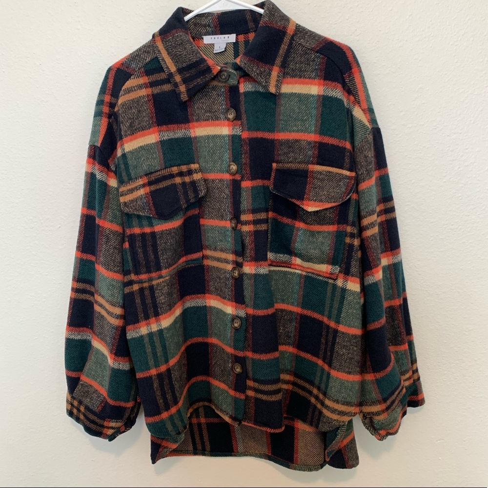 Plaid button up